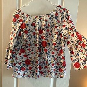 JCREW Floral Blouse